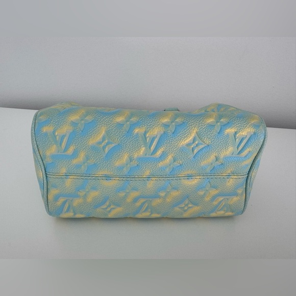 LOUIS VUITTON STARDUST SPEEDY BANDOULIÈRE 20 Empriente bag crossbody Green NWT - Picture 5 of 15